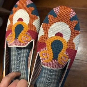 Rothy moroccan print shoes